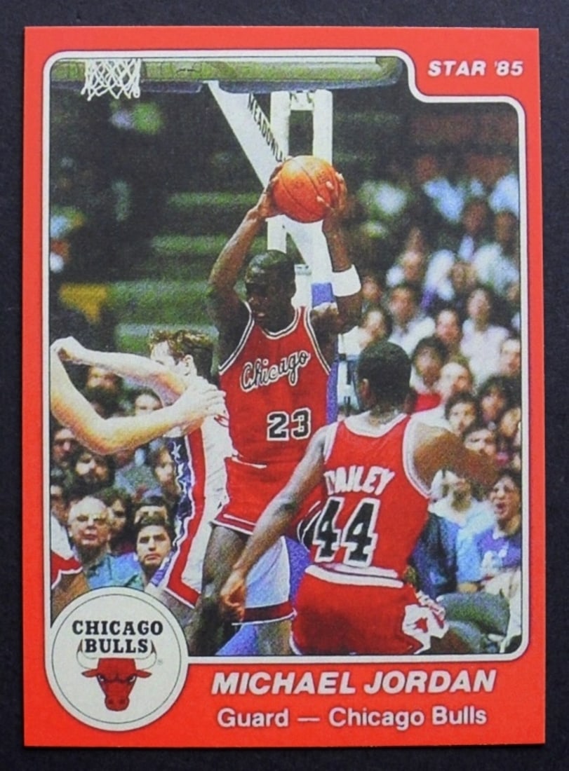 REPRINT 1985 STAR CO MICHAEL JORDAN: THIS IS NOT AN ORIGINAL - NICE SAMPLE