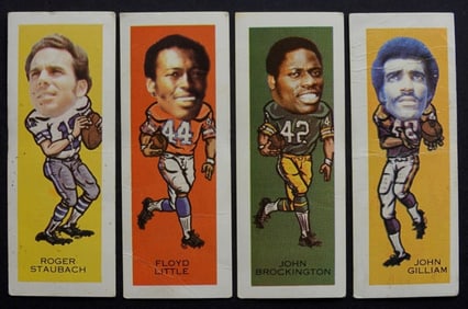 (4) 1973 NABISCO SUGAR DADDY FOOTBALL