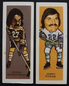 (2) 1973 NABISCO SUGAR DADDY HOCKEY
