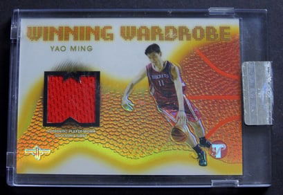 YAO MING TOPPS 2004 PATCH JERSEY CARD