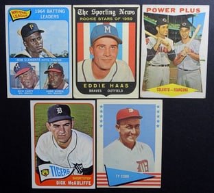 (5) BASEBALL 1960's STAR & SEMI-STAR LOT