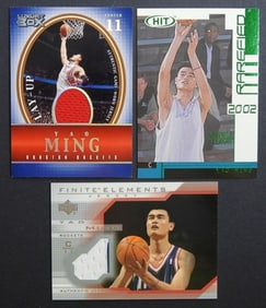 (3) YAO MING PREMIUM BASKETBALL CARDS
