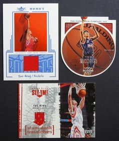 (3) YAO MING PREMIUM BASKETBALL CARDS