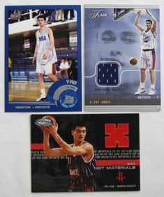(3) YAO MING PREMIUM BASKETBALL CARDS