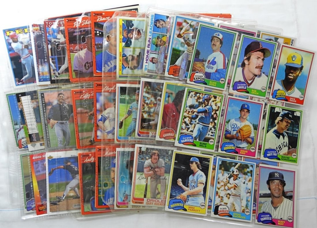 OVER 100 BASEBALL CARDS - UNSEARCHED (1 of 1)