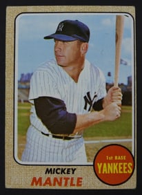 1968 TOPPS #280 MICKEY MANTLE