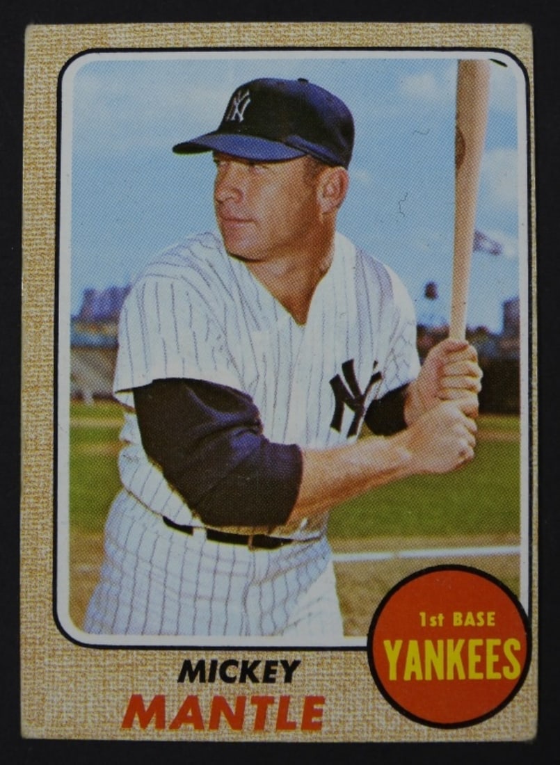 1968 TOPPS #280 MICKEY MANTLE (1 of 2)