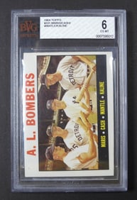 1964 TOPPS #331 A.L. BOMBERS BVG 6