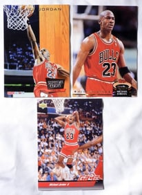 (3) MICHEAL JORDAN SPORTS CARDS