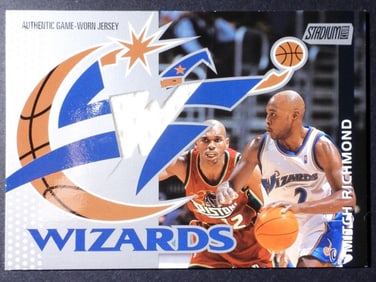 2001 MITCH RICHMOND IN GAME JERSEY CARD