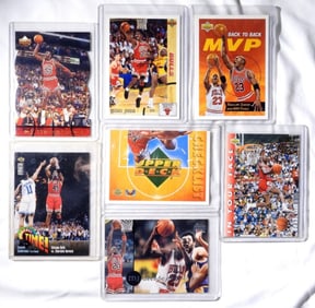 (7) UD MICHAEL JORDAN CARDS