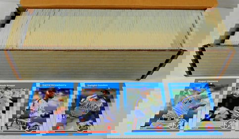 1987 FLEER BASEBALL BOX with STARS