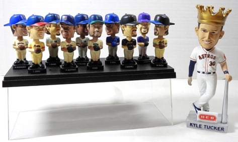(10) MINI BOBBIN HEADS (1)SILVER SLUGGER
