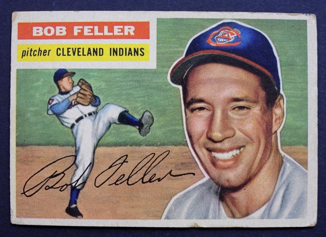 1956 TOPPS #200 BOB FELLER (1 of 2)
