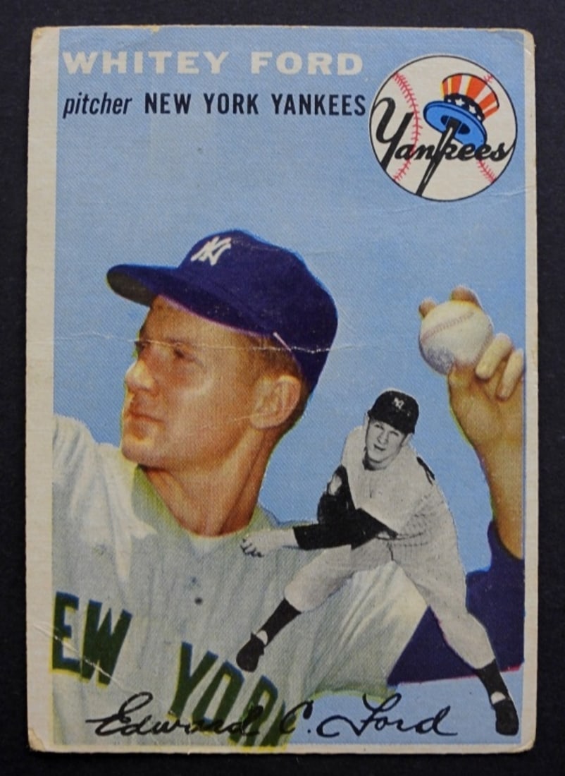 1954 TOPPS #37 WHITEY FORD: GOOD