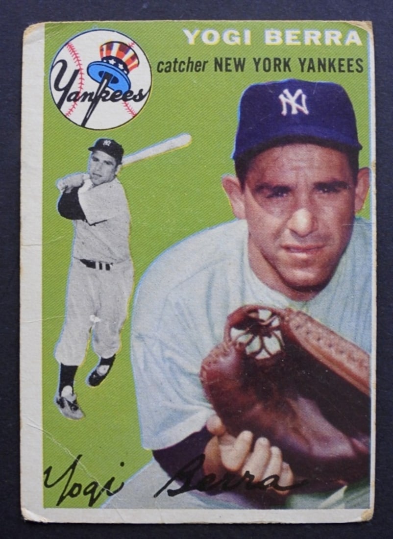 1954 TOPPS #50 YOGI BERRA (1 of 2)