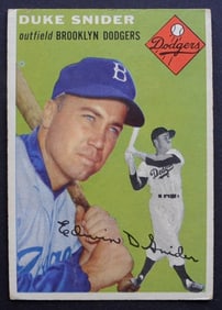 1954 TOPPS #32 DUKE SNIDER