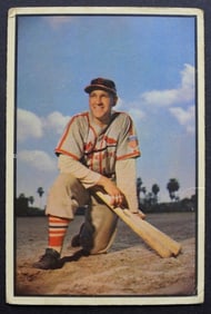 1953 BOWMAN COLOR #81 ENOW SLAUGHTER