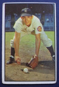 1953 BOWMAN COLOR #118 BILLY MARTIN