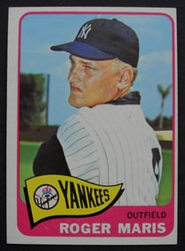 1965 TOPPS #155 ROGER MARIS