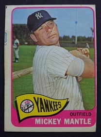 1965 TOPPS #350 MICKEY MANTLE