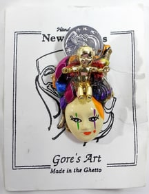 NEW ORLEANS GORE'S ART PIN