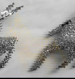 SUPER CUTE RHINESTONE DONKEY PIN