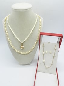 PEARL SET & NECKLACES