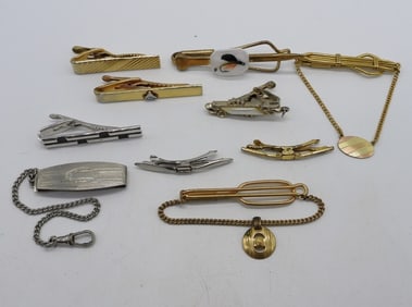 (10) VINTAGE TIE ACCESSORIES