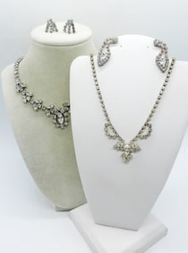 GORGEOUS VTG RHINESTONE SETS