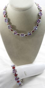 FUN COLORFUL BRACELET/NECKLACE SET