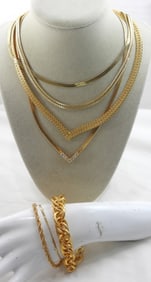 7 STUNNNING VARIETY NECKLACE/BRACELETS