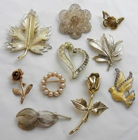 10 BEAUTIFUL WIDE VARIETY PIN LOT