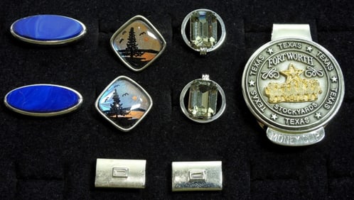 LARGE LOT OF MEN'S JEWELRY/ SUIT CUFFS