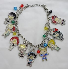 COLORFUL GRAPHIC PENDANT BRACELET