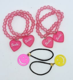 BARBIE PLASTIC BRACELETS