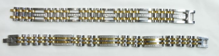 GOLD/SILVER TONE BRACELET FOR REPAIR