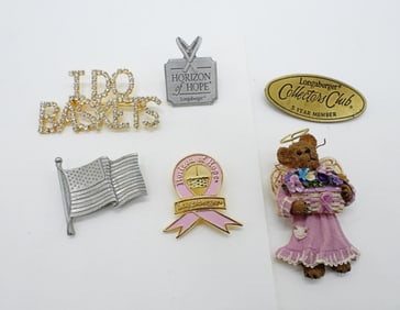 LONGABERGER & BOYD'S BEAR PINS