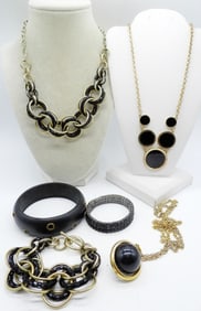 BLACK & GOLD FASHION JEWELRY SETS