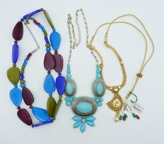 3 FASHION NECKLACES
