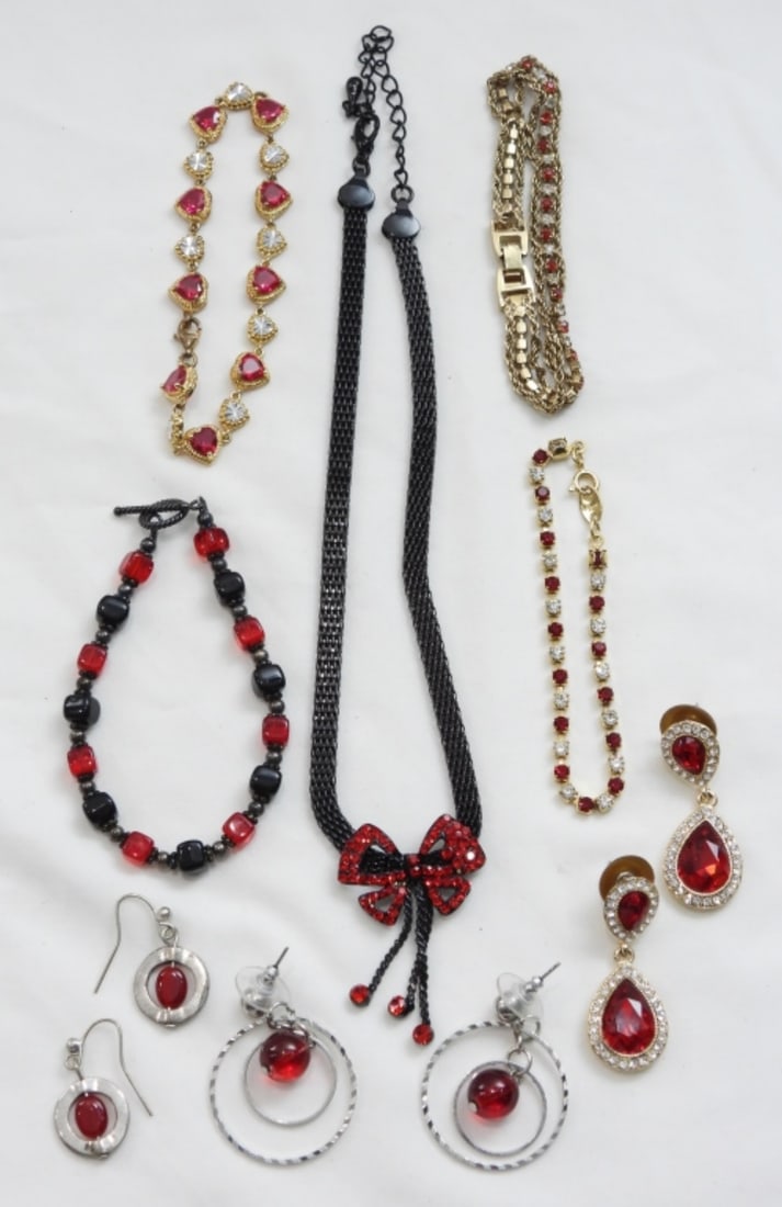 RED ACCENT FASHION JEWELRY: RED ACCENT FASHION JEWELRY