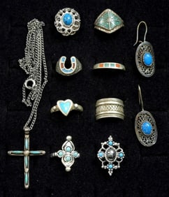 WESTERN VARIETY JEWELRY LOT