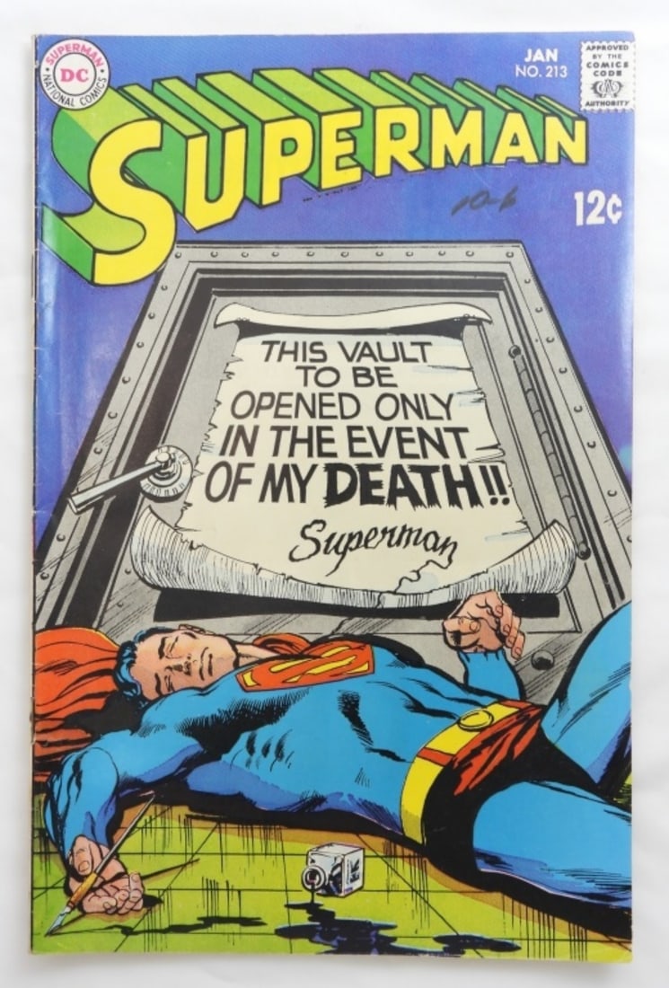 1969 DC 12c SUPERMAN COMIC No 213 (1 of 2)