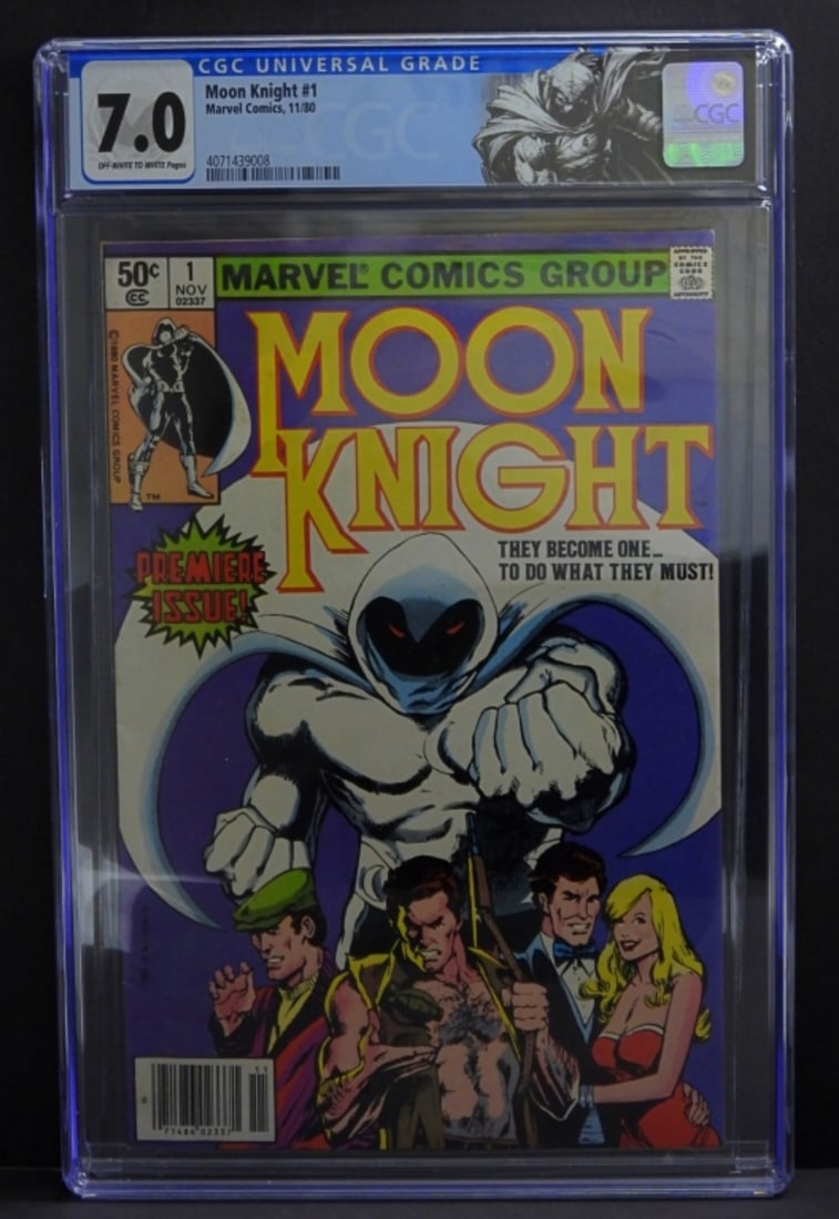 MOON KNIGHT #1 MARVEL COMICS CGC 7.0 (1 of 2)