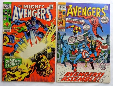 (2) MIGHTY AVENGERS MARVEL #65 & #82