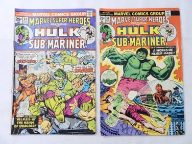 (2) BRONZE MARVEL SUPER HEROES #49,#50