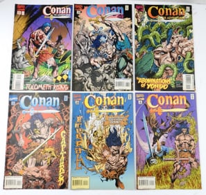6 MARVEL CONAN THE ADVENTURER# 9-14(VF)