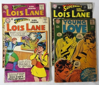 DC LOIS LANE/YOUNG LOVE COMIC LOT (4)