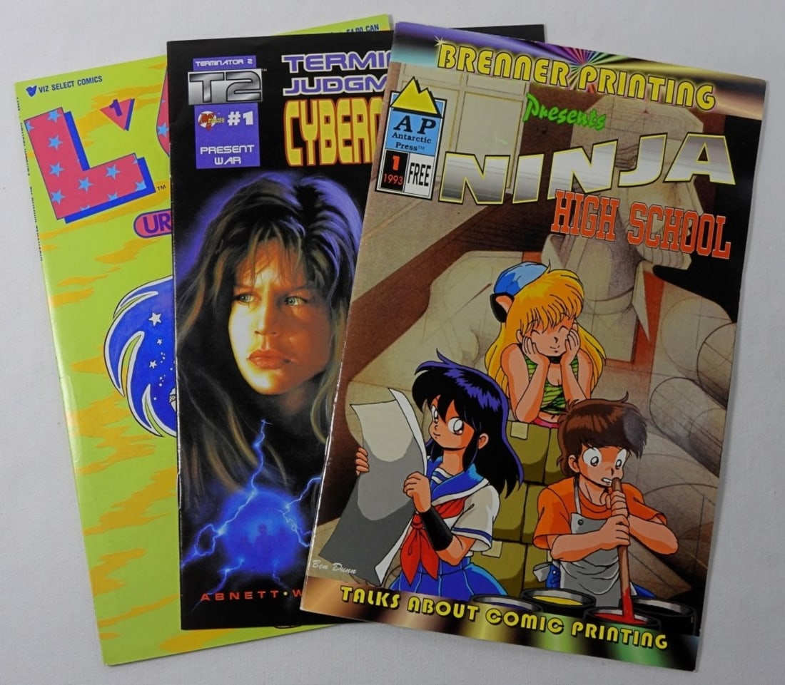 (3) #1 ISSUES - TERMINATOR 2, NINJA HIGH (1 of 3)