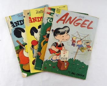 (4) MIX CARTOON COMICS LOT-